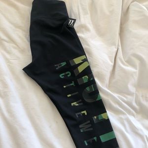 Rig Fit Activewear High Waist Black/Camo Leggings